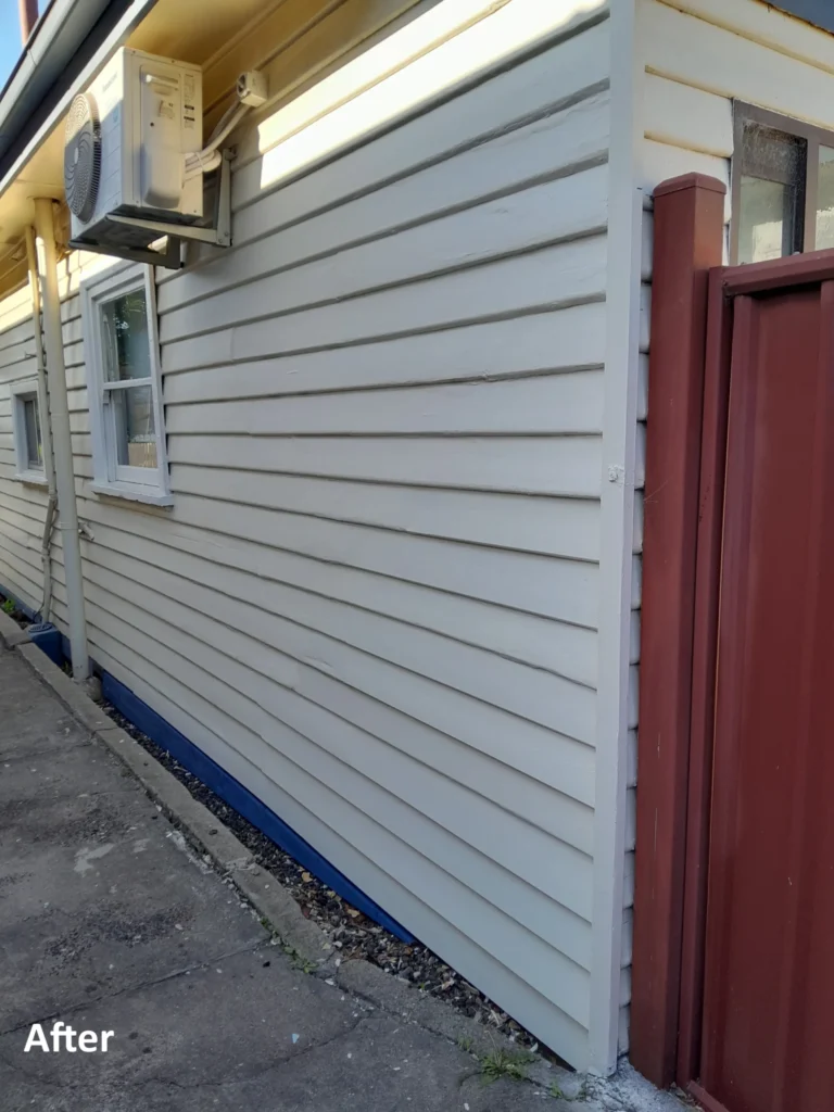 New timber weatherboards installed, sealed and painted – exterior handyman service Melbourne