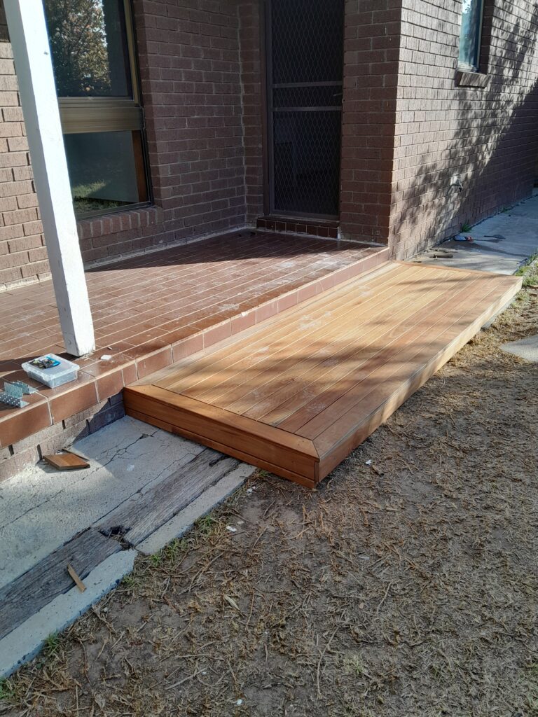 Custom deck built by Melbourne North Handyman Services