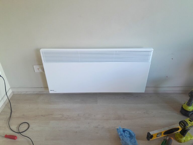Panel wall heater installed by Melbourne Handyman